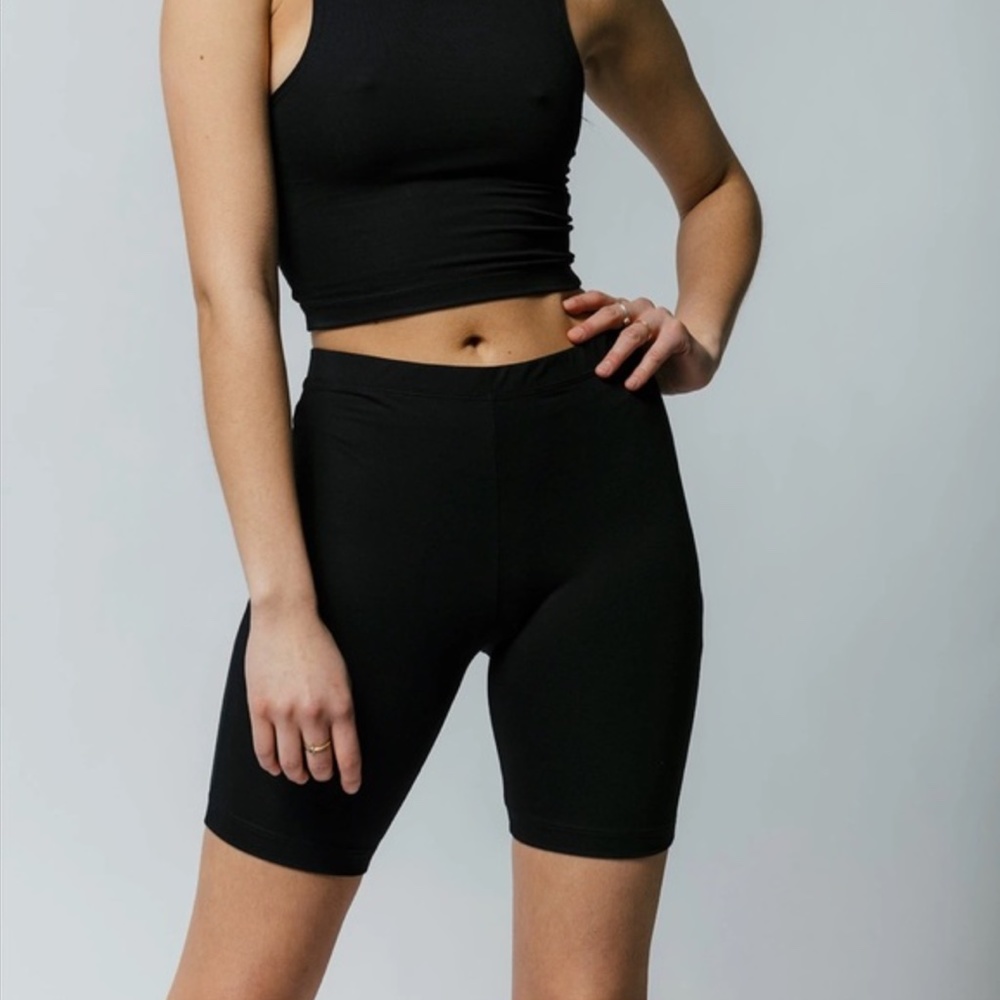 NWOT Mary Young Ferris Bike Shorts Black – size small